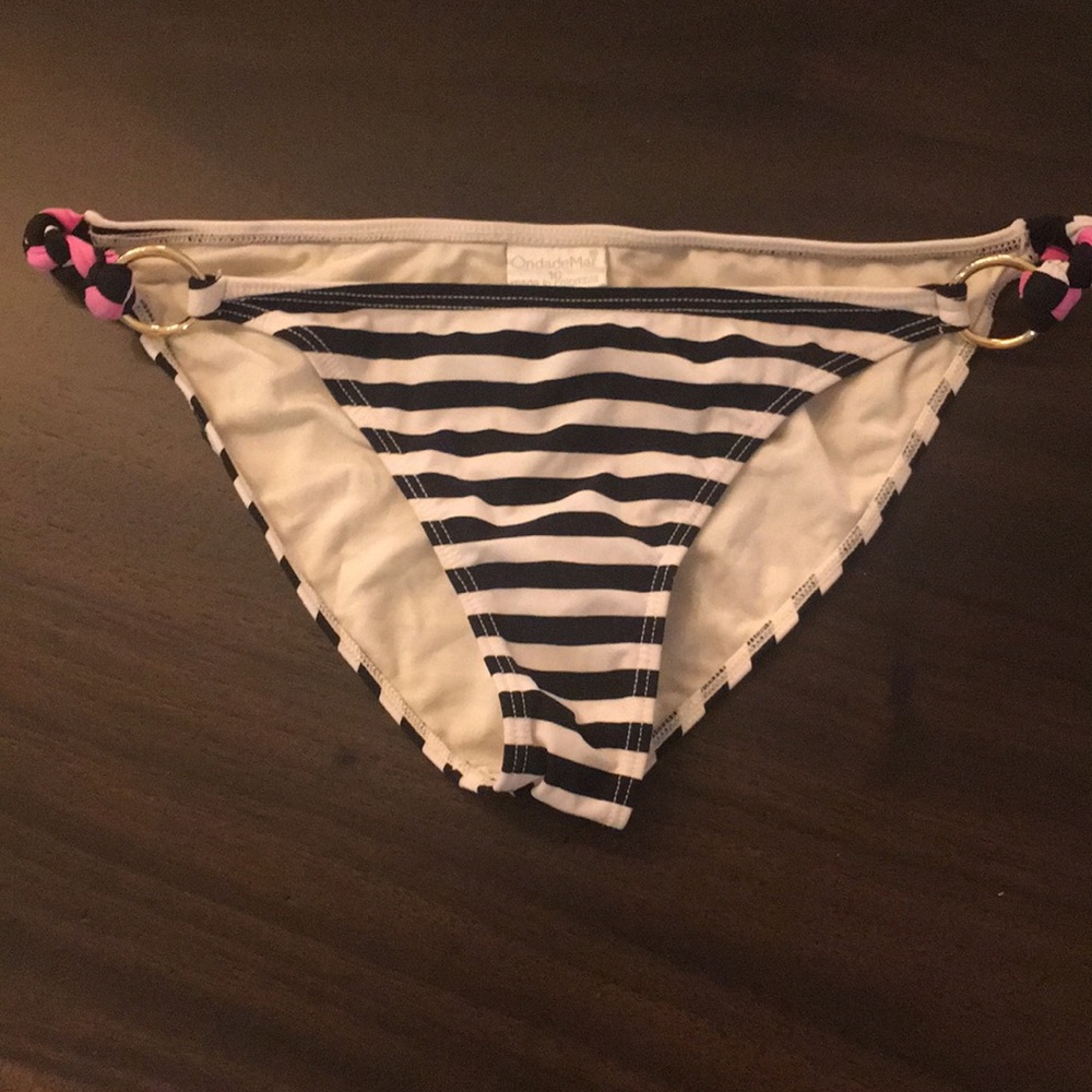 Ondademar striped bikini bottoms